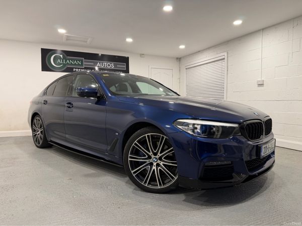 BMW 5-Series Saloon, Petrol Plug-in Hybrid, 2020, Blue