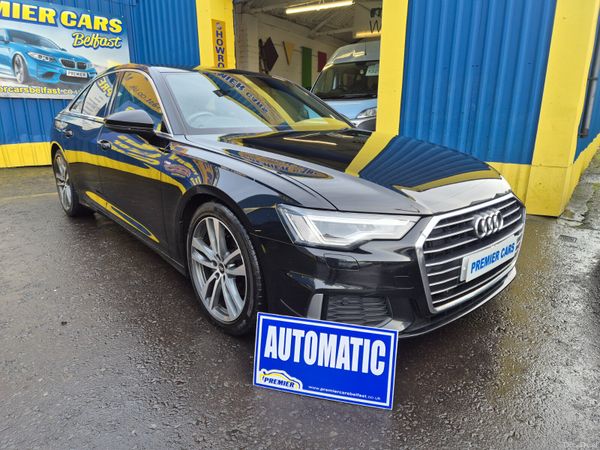 Audi A6 Saloon, Diesel Hybrid, 2021, Black