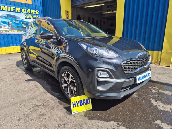 Kia Sportage SUV, Diesel Hybrid, 2021, Black