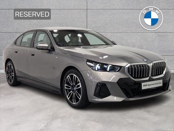 BMW 5-Series Saloon, Petrol Plug-in Hybrid, 2024, Grey