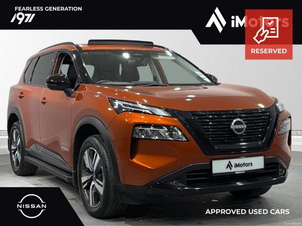 Nissan X-Trail SUV, Petrol Hybrid, 2024, Orange