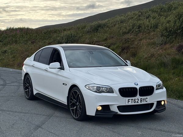 BMW 5-Series Saloon, Diesel, 2012, White