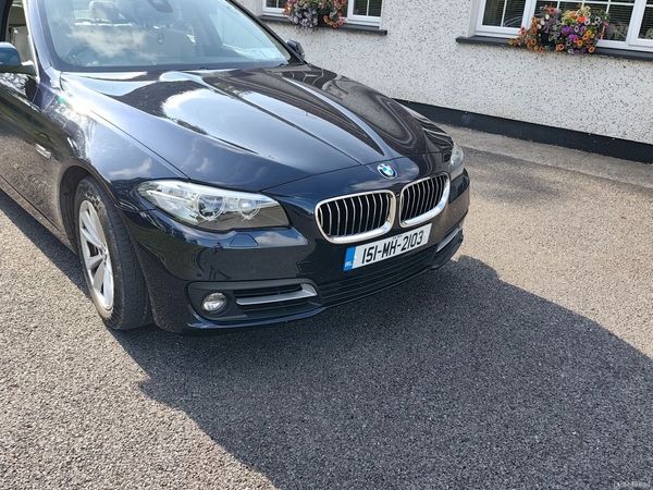 BMW 5-Series Saloon, Diesel, 2015, Blue