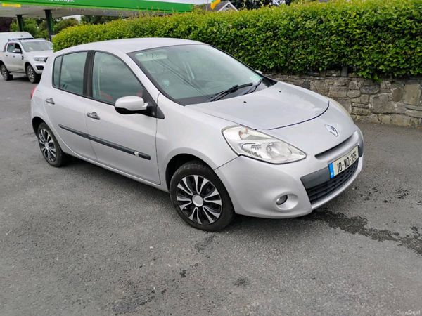 Renault Clio Hatchback, Ethanol Petrol, 2010, Silver