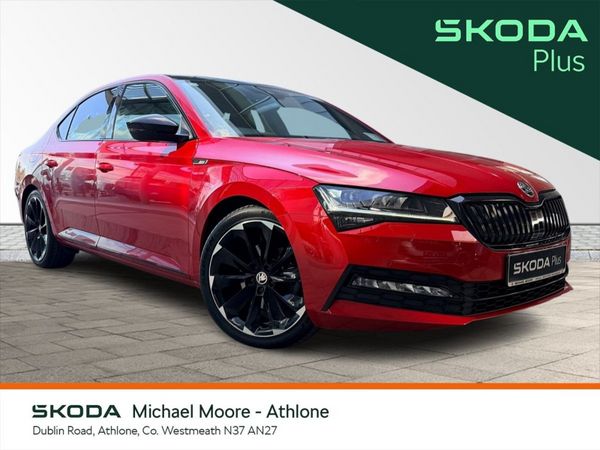 Skoda Superb Saloon, Diesel, 2023, Red