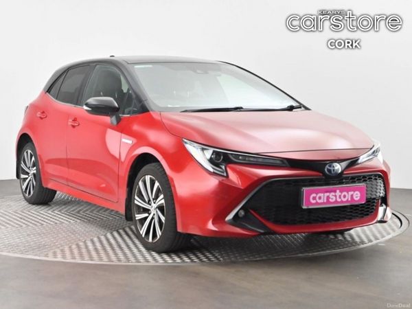 Toyota Corolla Hatchback, Petrol Hybrid, 2021, Red