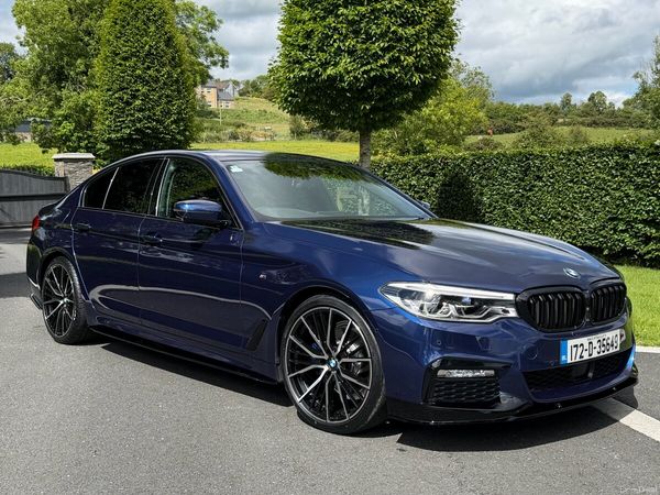BMW 5-Series Saloon, Diesel, 2017, Blue
