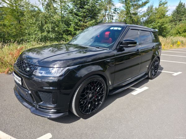 Land Rover Range Rover Sport SUV, Petrol Plug-in Hybrid, 2022, Black