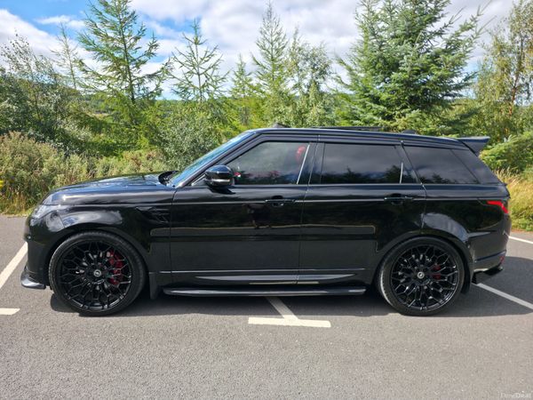 Land Rover Range Rover Sport SUV, Petrol Plug-in Hybrid, 2022, Black
