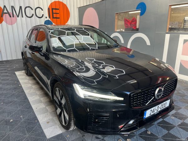 Volvo V60 Estate, Petrol Hybrid, 2024, Black