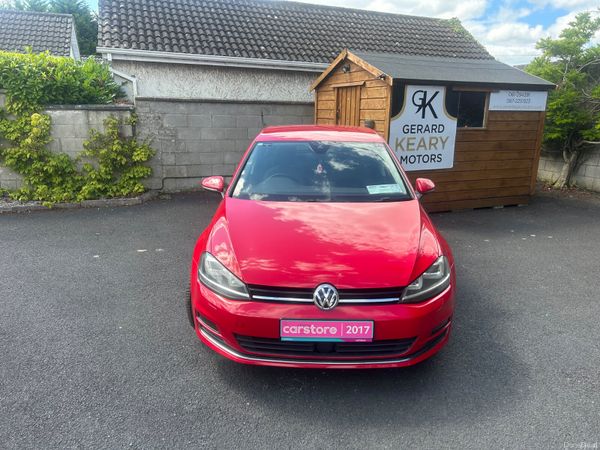 Volkswagen Golf Hatchback, Petrol, 2017, Red