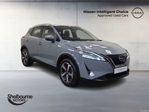 Nissan Qashqai Hatchback, Petrol Hybrid, 2023, Grey