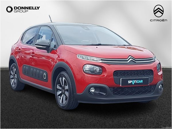 Citroen C3 Hatchback, Petrol, 2019, Red