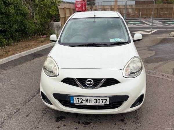Nissan March Hatchback, Petrol, 2017, White