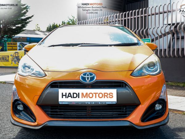 Toyota Aqua Hatchback, Petrol Hybrid, 2015, Orange