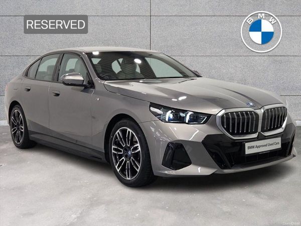 BMW 5-Series Saloon, Petrol Plug-in Hybrid, 2024, Grey