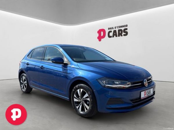 Volkswagen Polo Hatchback, Petrol, 2021, Blue