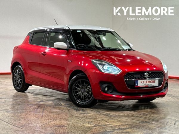 Suzuki Swift Hatchback, Petrol Hybrid, 2020, Red