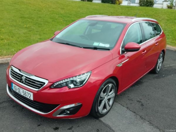 Peugeot 308 Estate, Diesel, 2015, Red