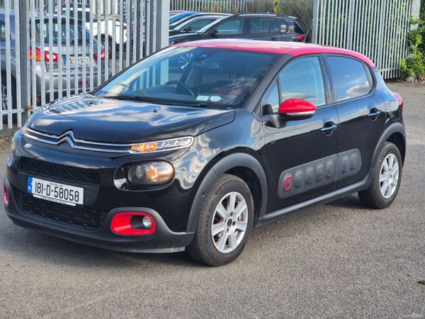 Citroen C3 Hatchback, Petrol, 2018, Black