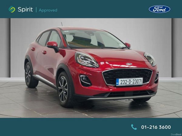 Ford Puma SUV, Petrol Hybrid, 2023, Red