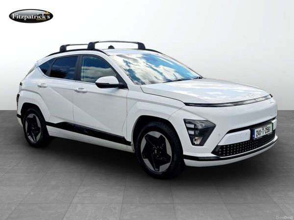 Hyundai KONA SUV, Electric, 2024, White
