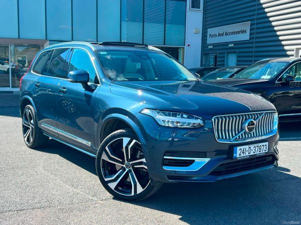 Volvo XC90 SUV, Petrol Plug-in Hybrid, 2024, Blue