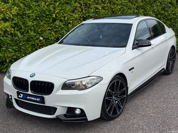 BMW 5-Series Saloon, Diesel, 2014, White