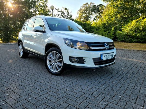 Volkswagen Tiguan SUV, Diesel, 2015, White