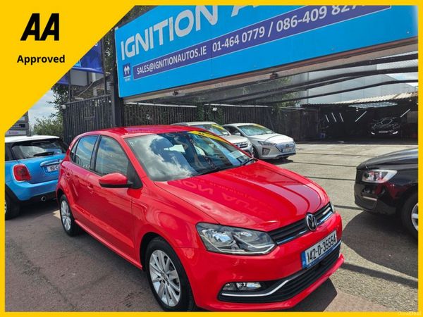 Volkswagen Polo Hatchback, Petrol, 2014, Red