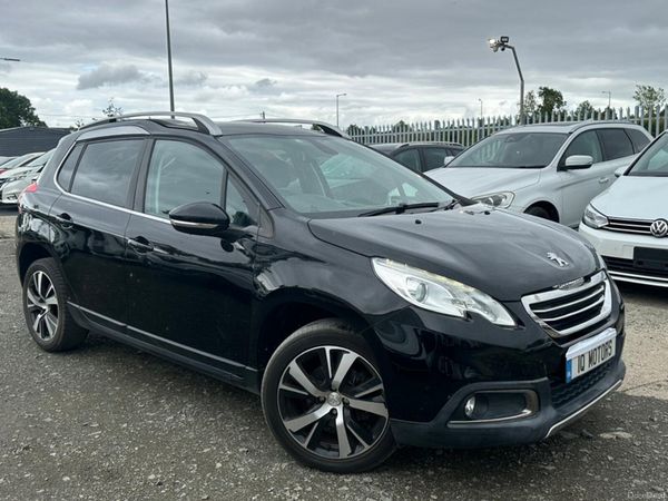 Peugeot 2008 Hatchback, Petrol, 2016, Black