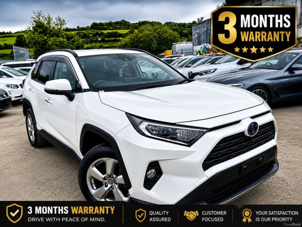 Toyota RAV4 SUV, Petrol Hybrid, 2021, White