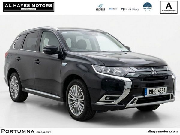 Mitsubishi Outlander SUV, Petrol Plug-in Hybrid, 2019, Black