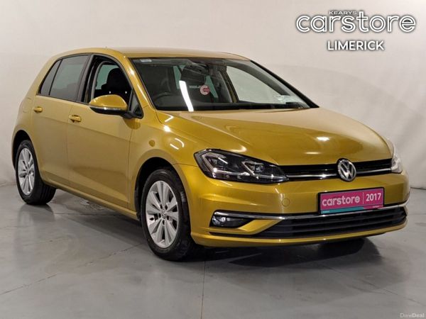 Volkswagen Golf Hatchback, Petrol, 2017, Gold