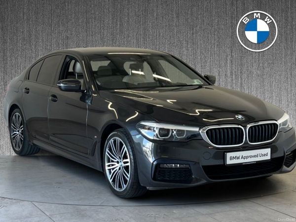BMW 5-Series Saloon, Petrol Plug-in Hybrid, 2019, Grey