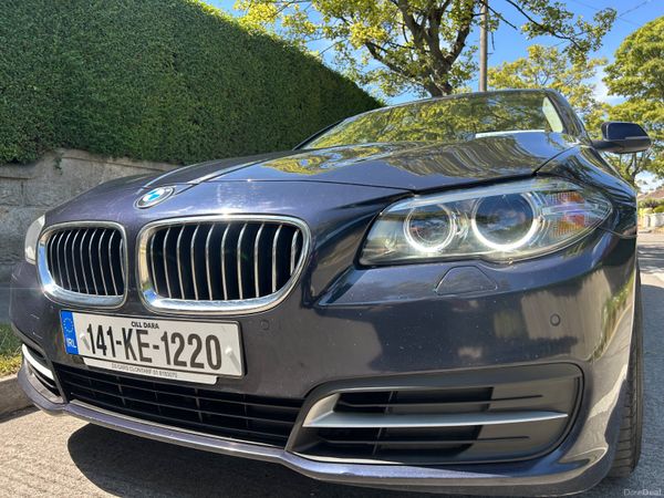 BMW 5-Series Saloon, Diesel, 2014, Blue