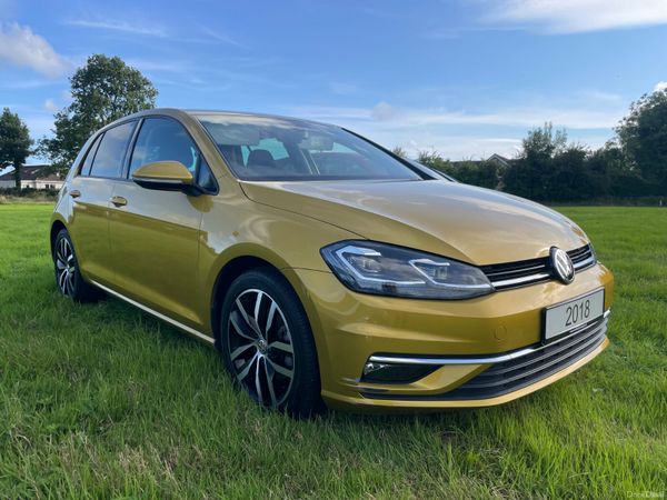 Volkswagen Golf Hatchback, Petrol, 2018, Yellow