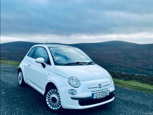 Fiat 500 Hatchback, Petrol, 2012, White