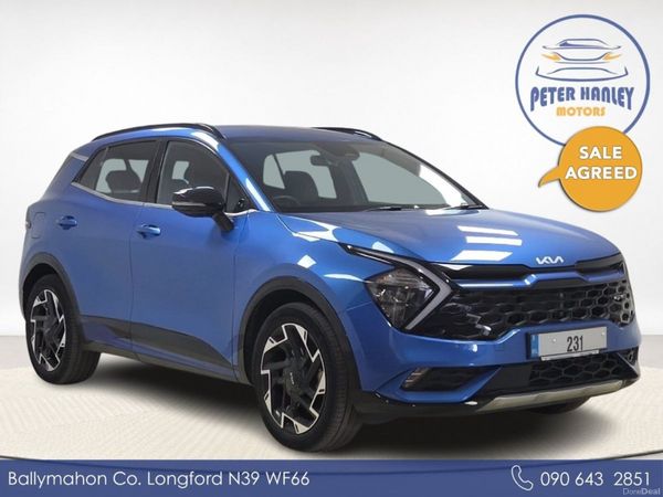 Kia Sportage SUV, Petrol Hybrid, 2023, Blue