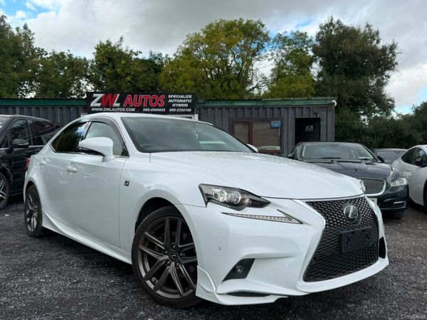 Lexus IS Saloon, Petrol Hybrid, 2016, White