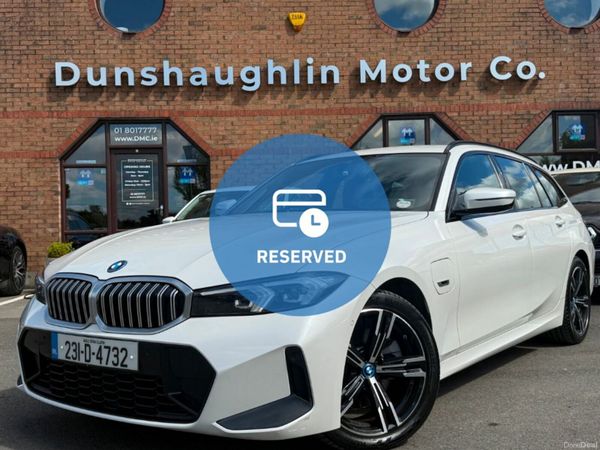BMW 3-Series Estate, Petrol Plug-in Hybrid, 2023, White