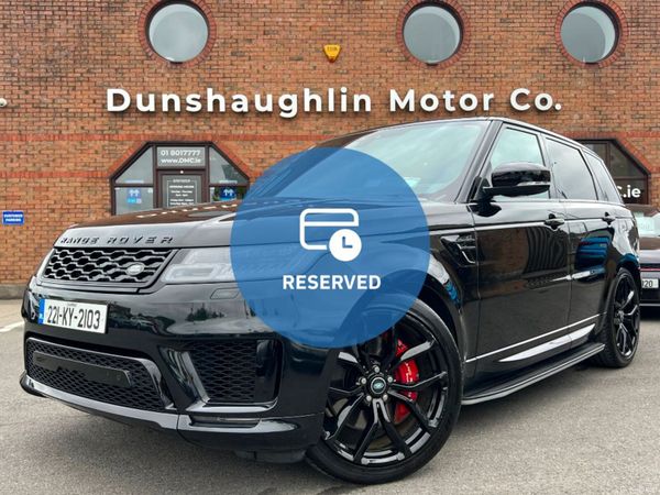 Land Rover Range Rover Sport Estate, Petrol Plug-in Hybrid, 2022, Black