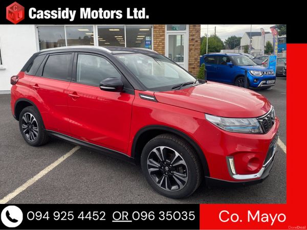 Suzuki Vitara SUV, Petrol Hybrid, 2025, Red