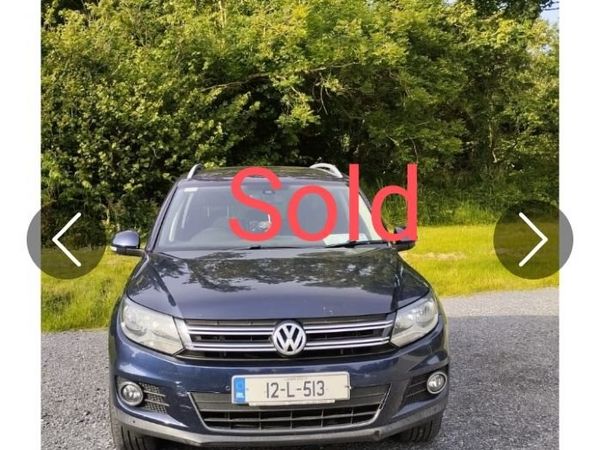 Volkswagen Tiguan SUV, Diesel, 2012, Blue