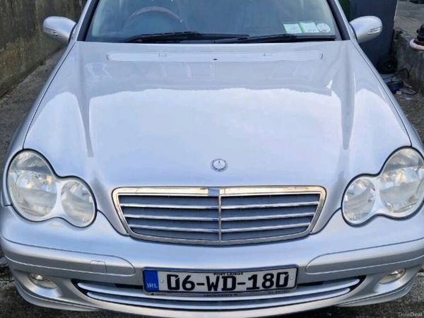 Mercedes-Benz C-Class Saloon, Petrol, 2006, Silver