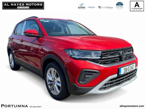Volkswagen T-Cross SUV, Petrol, 2026, Red