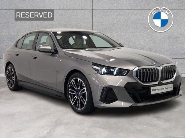 BMW 5-Series Saloon, Petrol Plug-in Hybrid, 2024, Grey