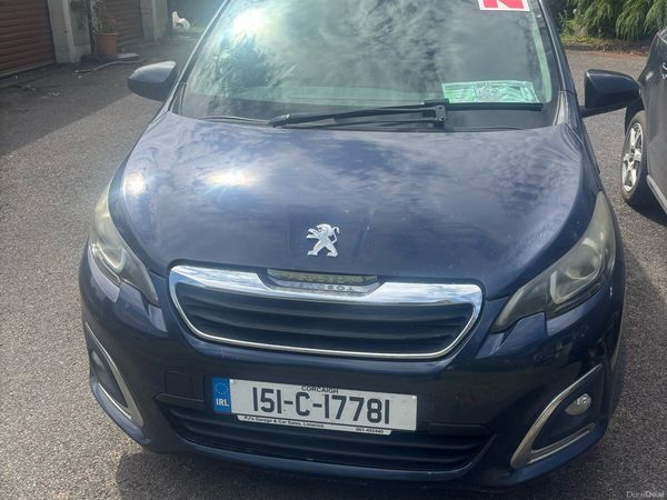 Peugeot 108 Hatchback, Petrol, 2015, Blue