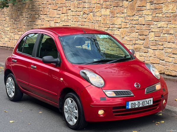 Nissan Micra Hatchback, Petrol, 2009, Red
