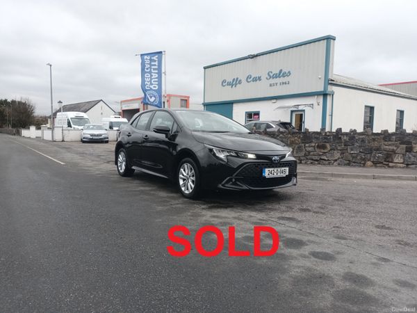 Toyota Corolla Hatchback, Petrol Hybrid, 2024, Black